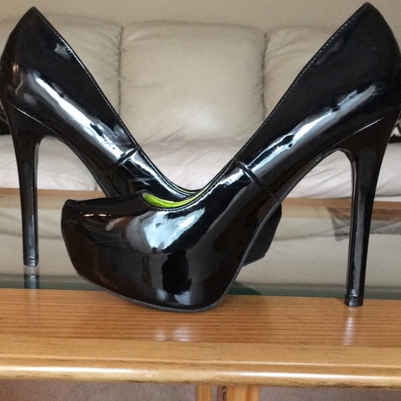 Patent Leather Platform Heels - Picture 1 of 1