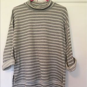Madewell Striped Mockneck Sweater