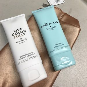 Kate spade body cream & lotion set of 2 100ml each Kate spade body cream & lotion set of 2 100ml each