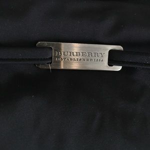 Burberry black swim skirt/sarong cover. New size S