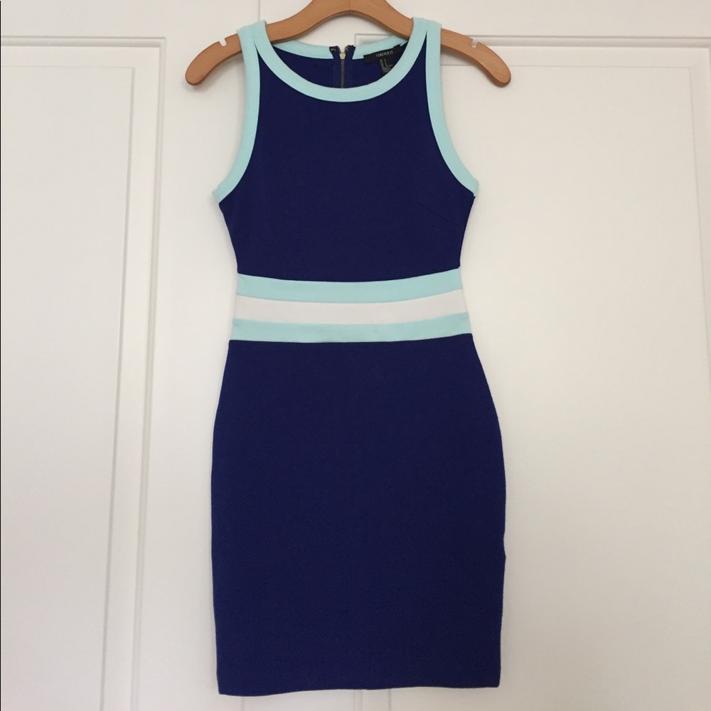 Fitted Color Block Dress