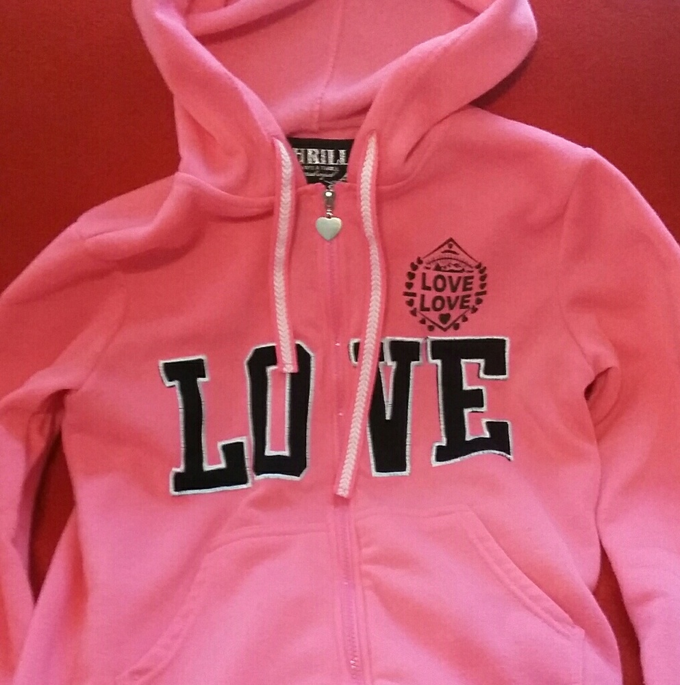 🌟SOLD🌟*Like New* Women's Zip-Up Love Hoodie