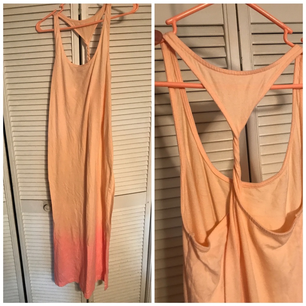 Peachy Ombré racer back sundress