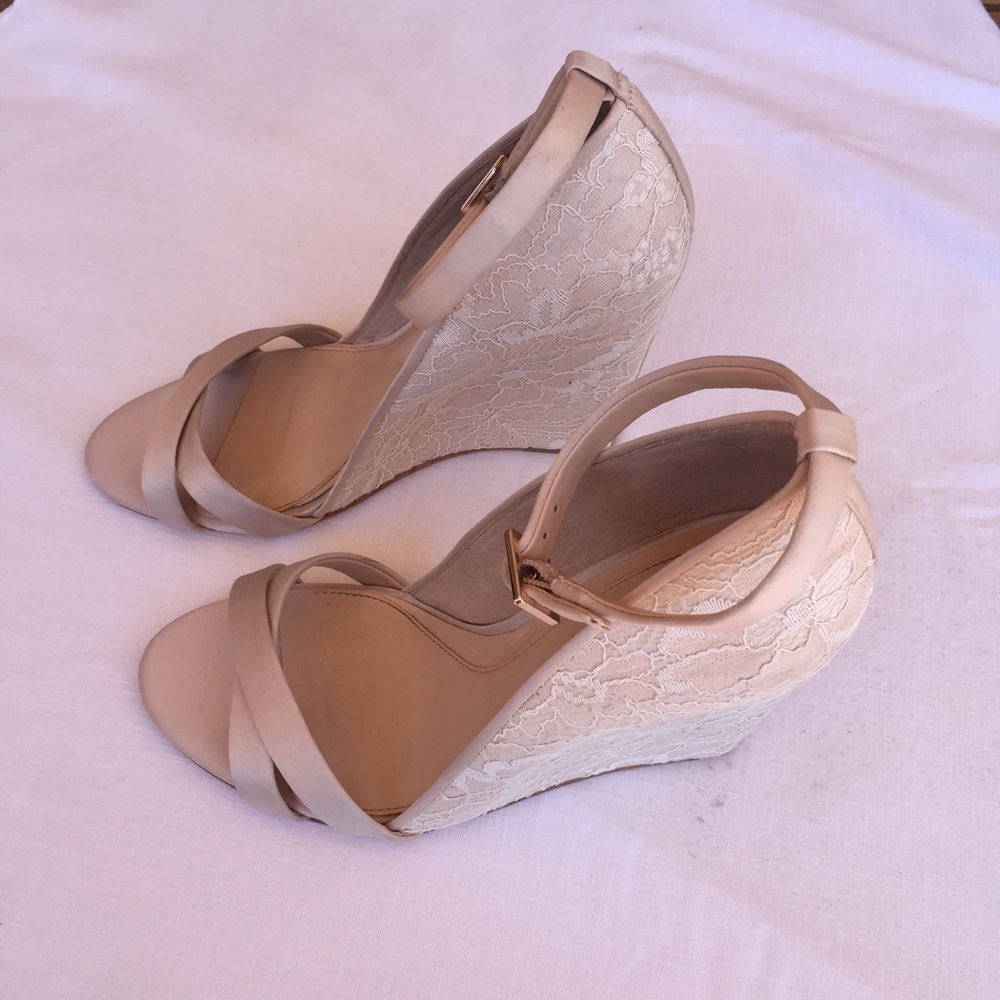 Vince Camuto Satin Wedges