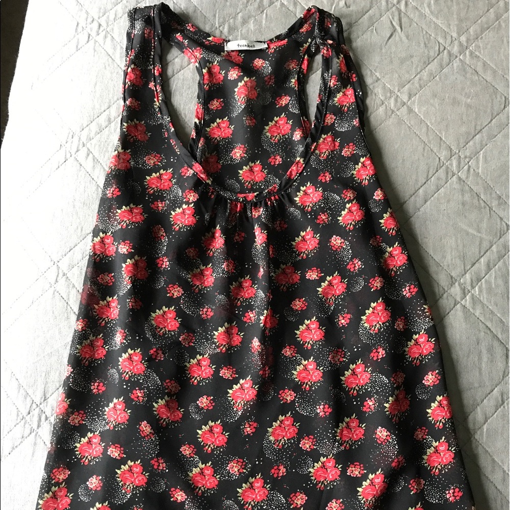 Sheer tank top