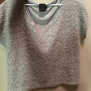 Ella Moss sequin sweater top