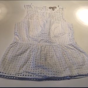 White Banana Republic tank XS