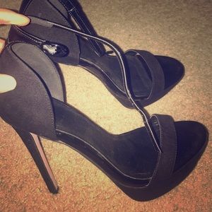 Black heels
