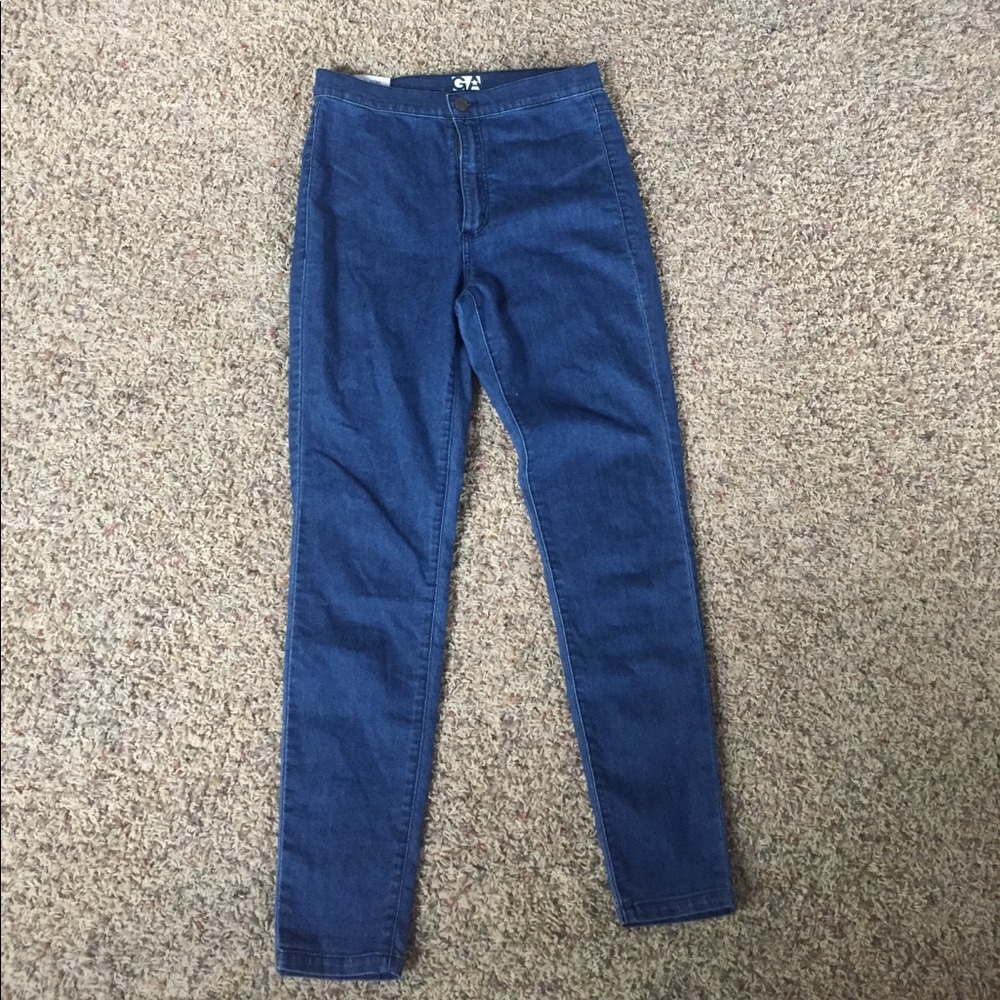 High waisted jeggings