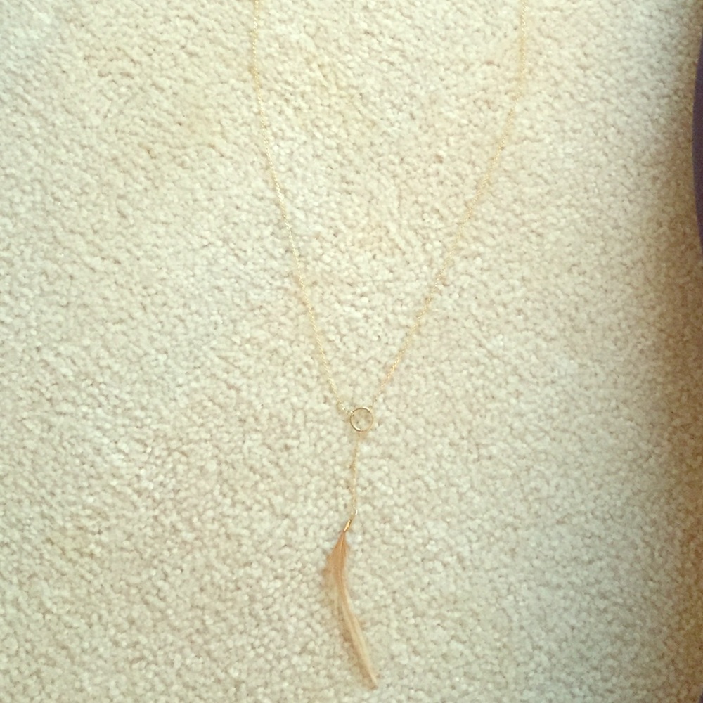 Gold Lucky Brand Long Necklace - Looks like new!