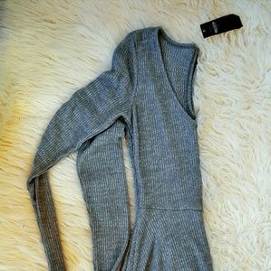 HOLLISTER - knit grey dress