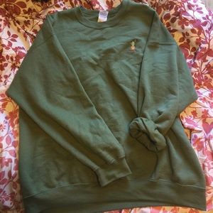 Cute green cactus sweater
