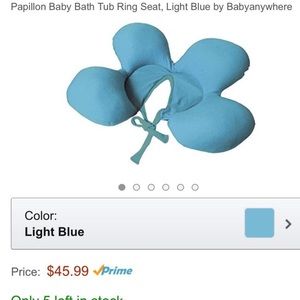 Baby Papillon bath ring excellent condition