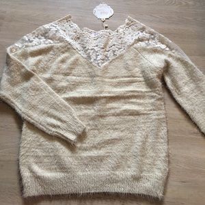 Pretty lace sweater