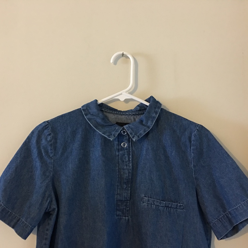Zara Denim Top