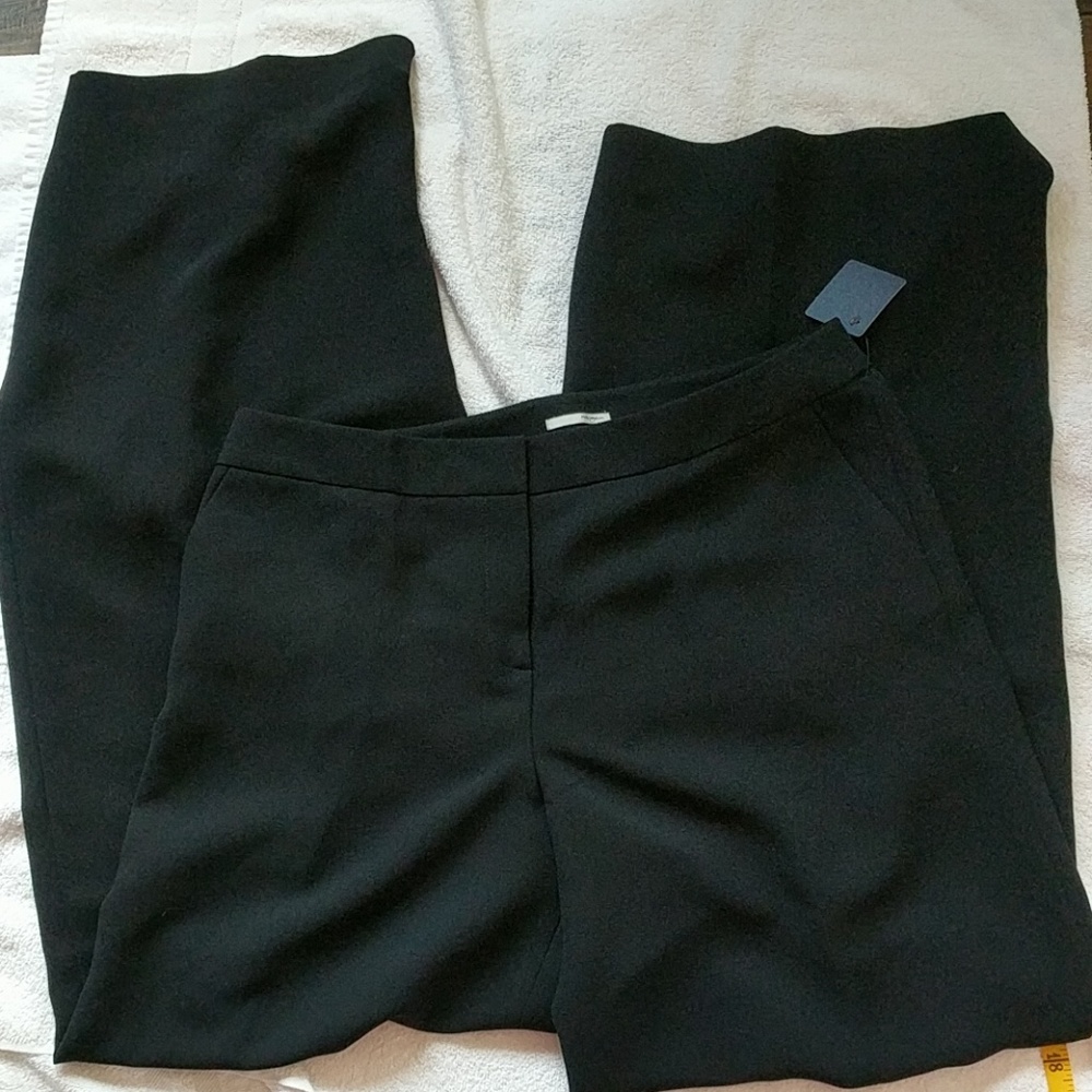 NWT size 12 black wide-leg dress pants