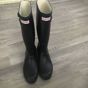 Almost new tall original Hunter Boots Size 38