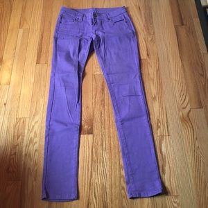 Delia's Low Rise Purple Jeans