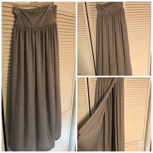 Long Full Slit  maxi Skirt