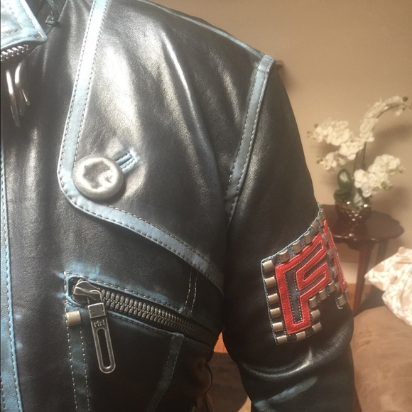 Amazing real lather men's jacket by Felix Rodionov - Picture 2 of 4