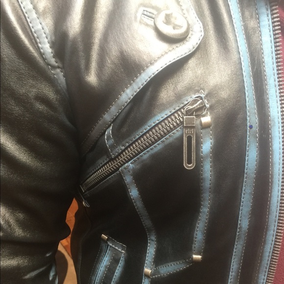 Amazing real lather men's jacket by Felix Rodionov - Picture 3 of 4