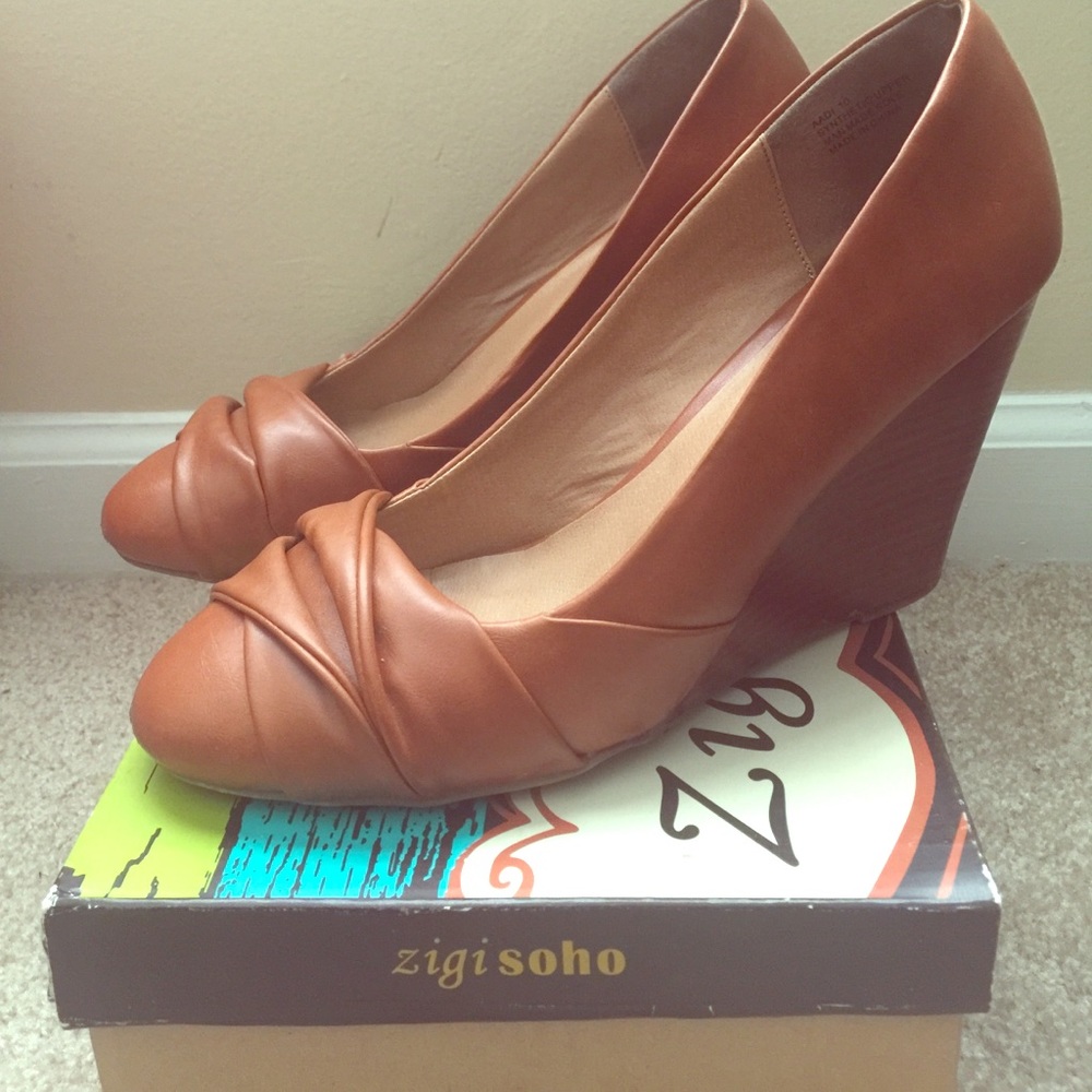 Zigisoho Cognac Wedges