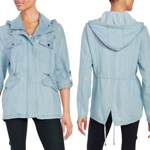 BCBG Chambray Anorak Jacket