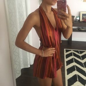 Final price Drew tribal halter dress