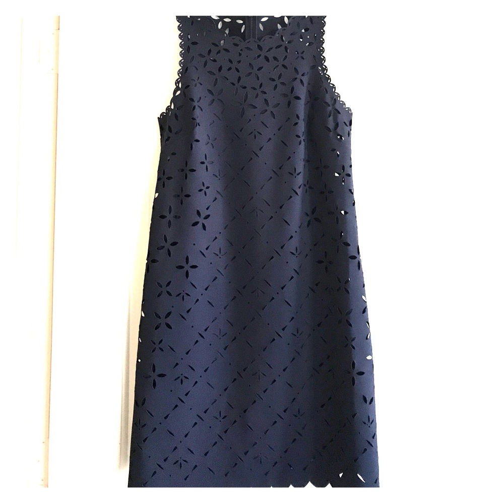 J Crew laser cutout dress