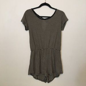 Stripped Forever21 Romper