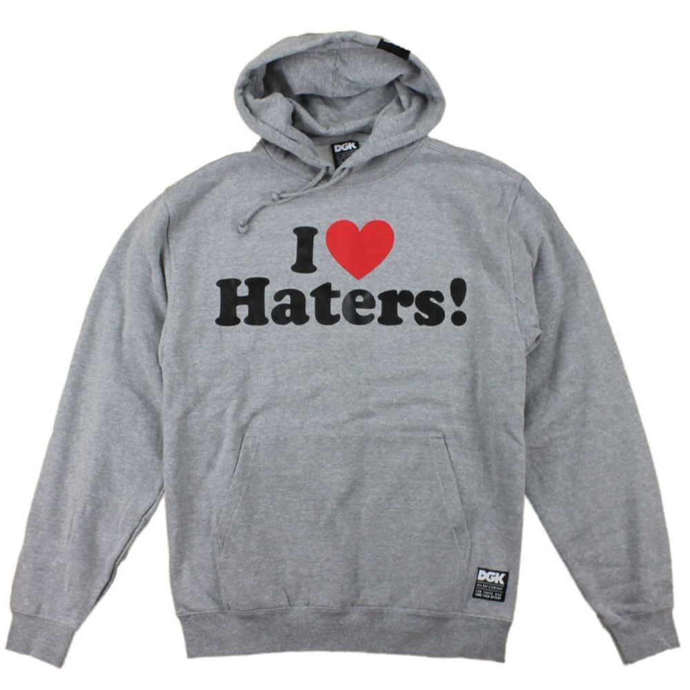 NIP NWT Kayo DGK Motivation I love Haters Hoodie