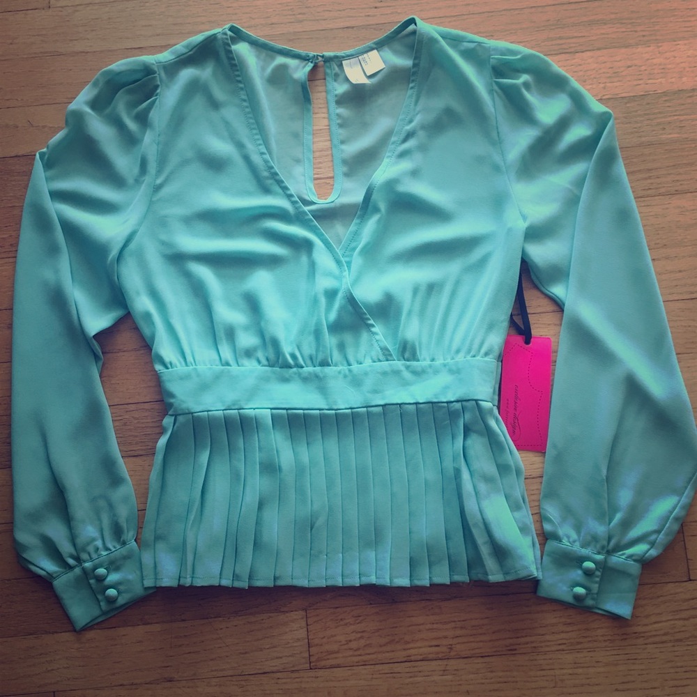 pretty pleated blouse