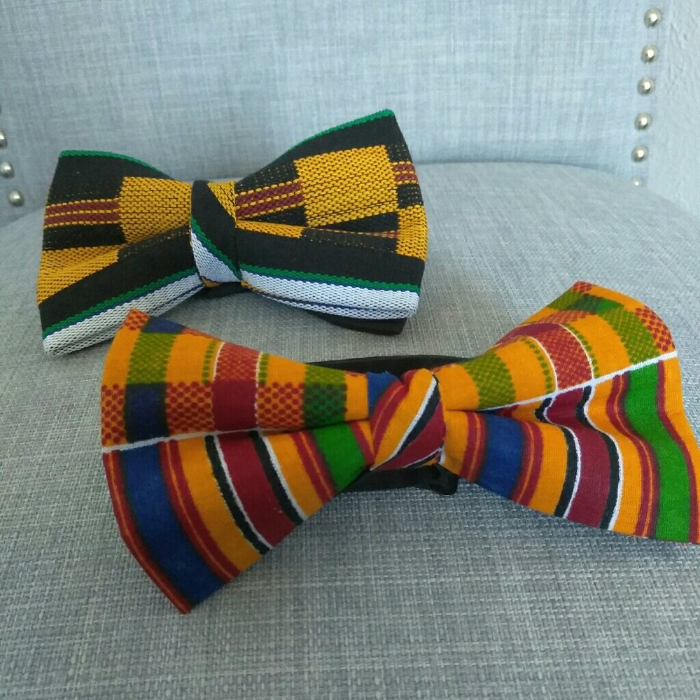 African bow ties handmade