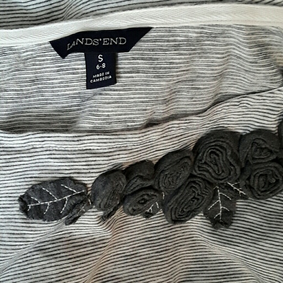 Lands' end cotton shirt size 6-8 - Picture 4 of 4