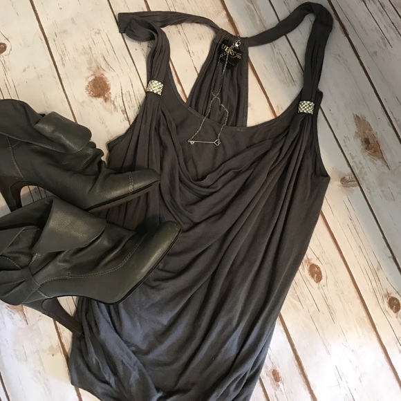 Guess Tops - Gray guess shirt size S