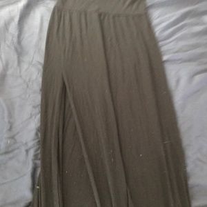 Long black skirt