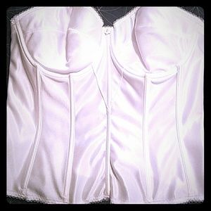 Corset strapless bra bustier