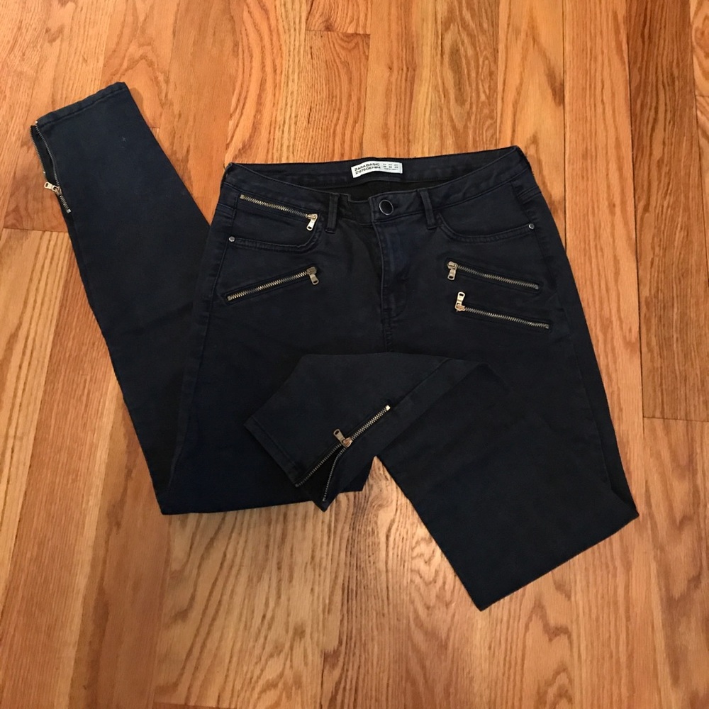 Navy blue jeans Zara size 8