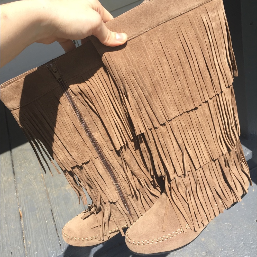 Fringe Boots