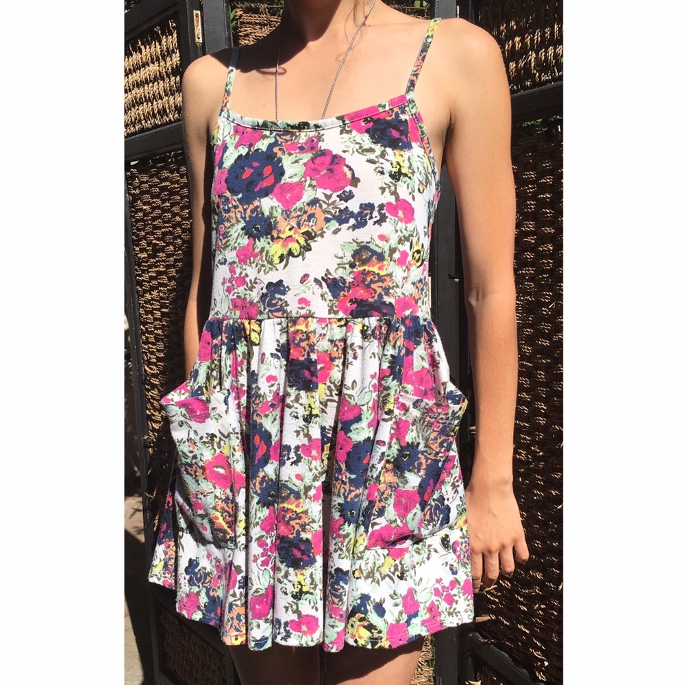 BDG floral strap dress