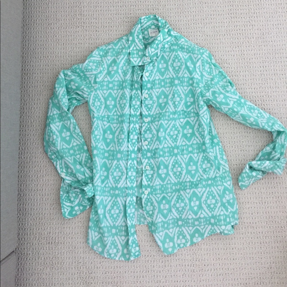 JCrew perfect shirt size XS