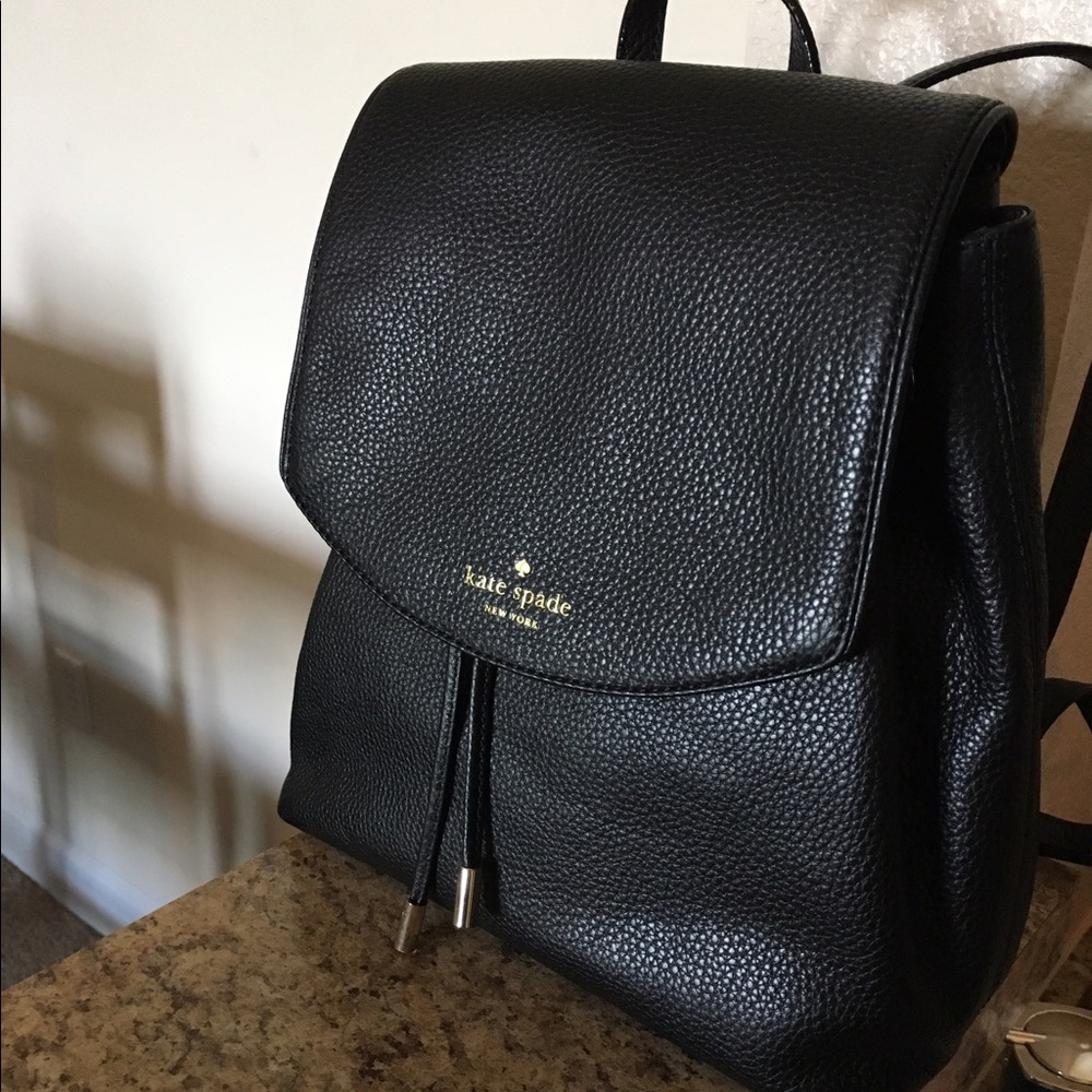 New Black Kate Spade backpack
