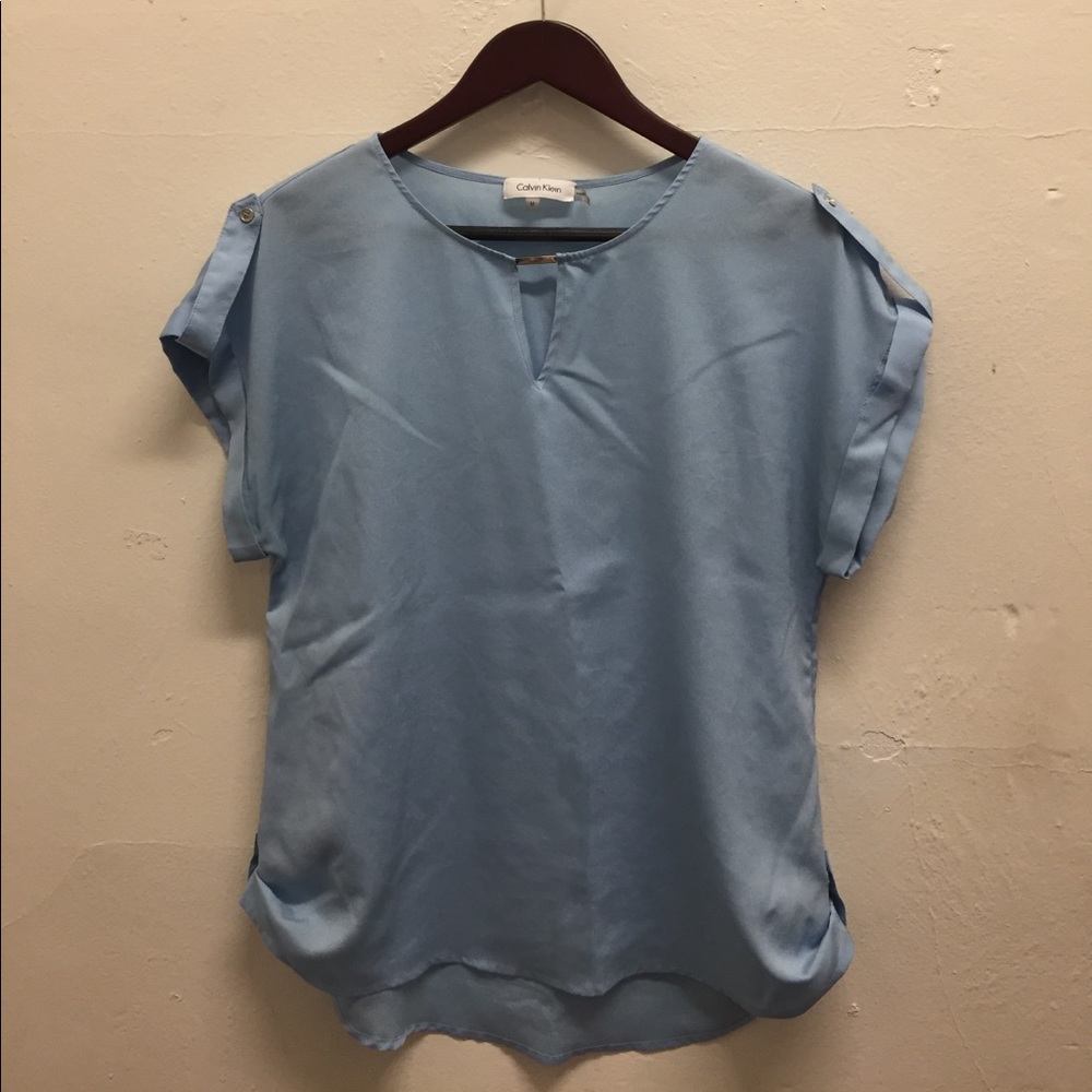 Calvin Klein light blue work shirt