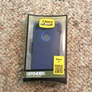 Light and Dark Blue Otter Box