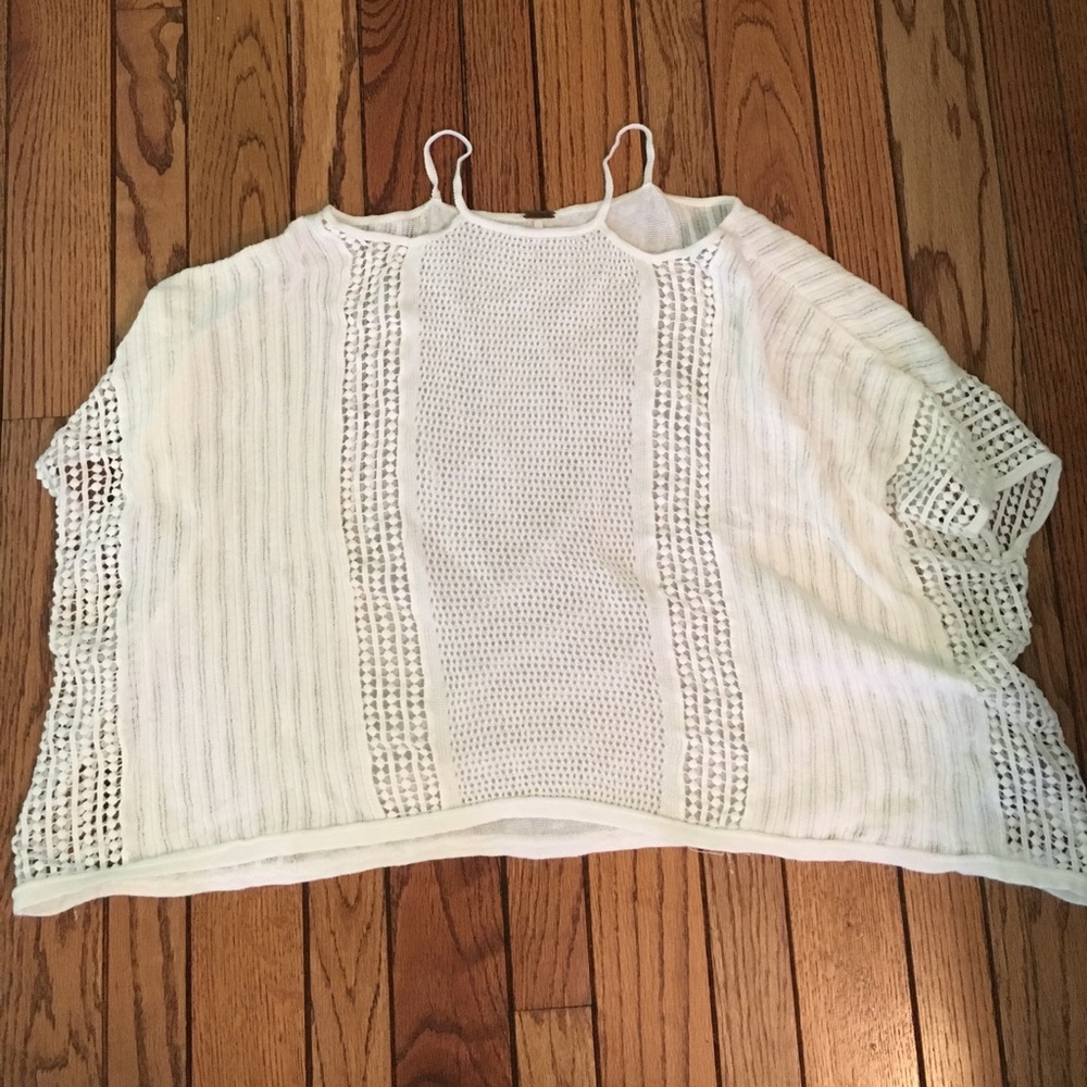 White Free People summer sweater