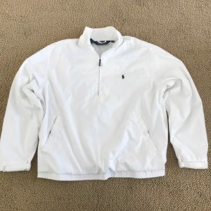White Pullover Ralph Lauren Jacket Women's XL