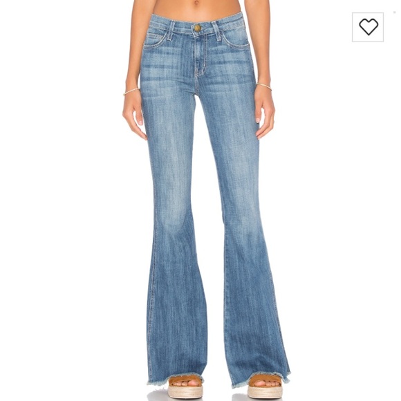 Current Elliott The High Rise Low Bell Jean - Picture 1 of 8