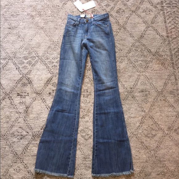 Current Elliott The High Rise Low Bell Jean - Picture 4 of 8