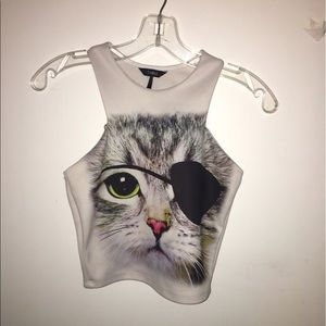 Cute top with Pirate Cat!