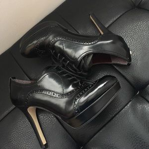 Tommy Hilfiger Black Oxford Heel